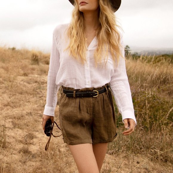 Rails Pants - NWT Rails Monty Paperbag Waist Shorts in Canteen Size Small